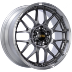 BBS RS-GT 18x9 5x120 ET45 / 72.5 CB Diamond Black Center Diamond Cut Lip Wheel