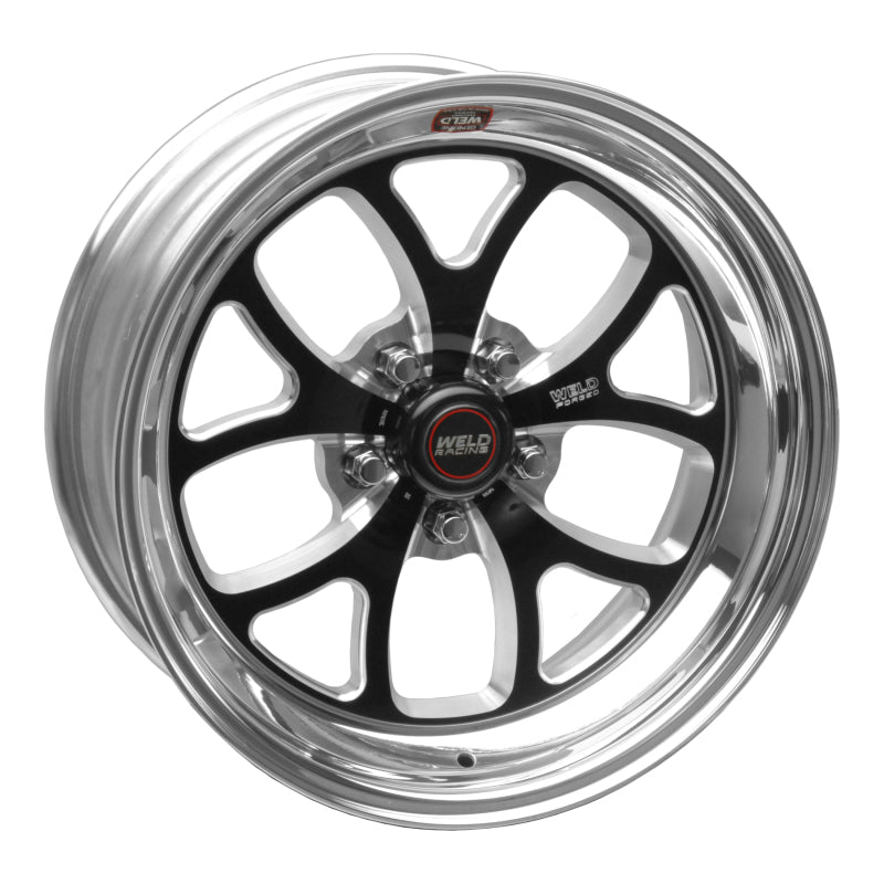 Weld S76 17x10.5 / 5x4.5 BP / 7.9in. BS Black Wheel (Low Pad) - Non-Beadlock