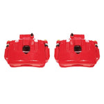 Power Stop 10-16 Hyundai Genesis Coupe Front Red Calipers w/Brackets - Pair