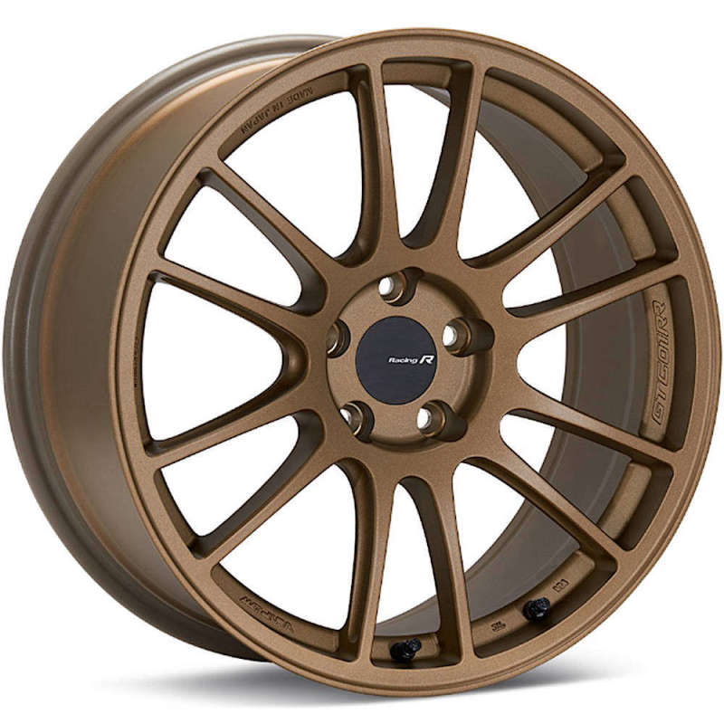 Enkei GTC01RR 18x9.5 5x114.3 35mm Offset Titanium Gold Wheel *Will not fit STI* *Special Order*