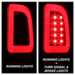 Spyder 97-03 Ford F150 Stylsd. F250 V3 Light Bar LED Tail Lights - Red/Clr ALT-YD-FF15097V3-LBLED-RC