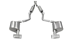 Corsa 2011-2014 Dodge Challenger R/T 5.7L V8 Polished Xtreme Cat-Back Exhaust