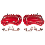 Power Stop 11-13 Nissan Leaf Front Red Calipers w/Brackets - Pair
