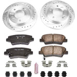 Power Stop 17-19 Hyundai Elantra Rear Z23 Evolution Sport Brake Kit