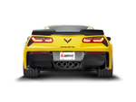 Akrapovic 14-17 Chevrolet Corvette Z06 (C7) Slip-On Line (Titanium) w/ Carbon Tips