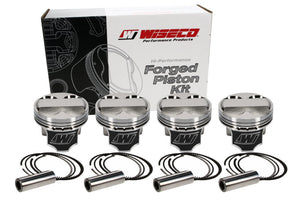 Wiseco Acura 4v +2cc Dome Strutted 84.25mm Bore Piston Kit - Set of 4