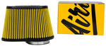 Airaid Universal Air Filter - Cone 4-1/2in FLG x 11-1/2x7in B x 9x4-1/2inTx 7-1/4in H - Synthaflow