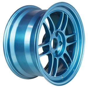 Enkei RPF1 17x9 5x114.3 22mm Offset 73mm Bore Emerald Blue Wheel (MOQ 40)