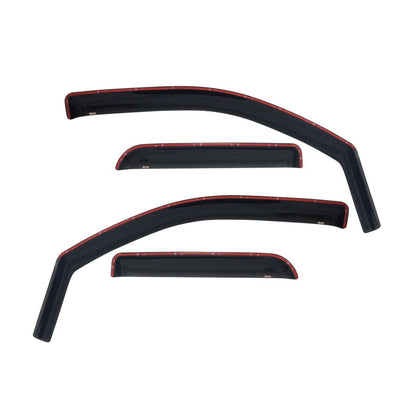 Westin 2002-2008 Dodge Ram Quad Cab (4 DR) In-Channel Wind Deflector 4pc - Smoke