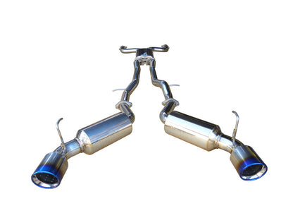 Injen 08-13 Infiniti G37 V6 3.7L RWD Coupe Only 76mm Stainless Steel Exhaust w/ Titanium Tips