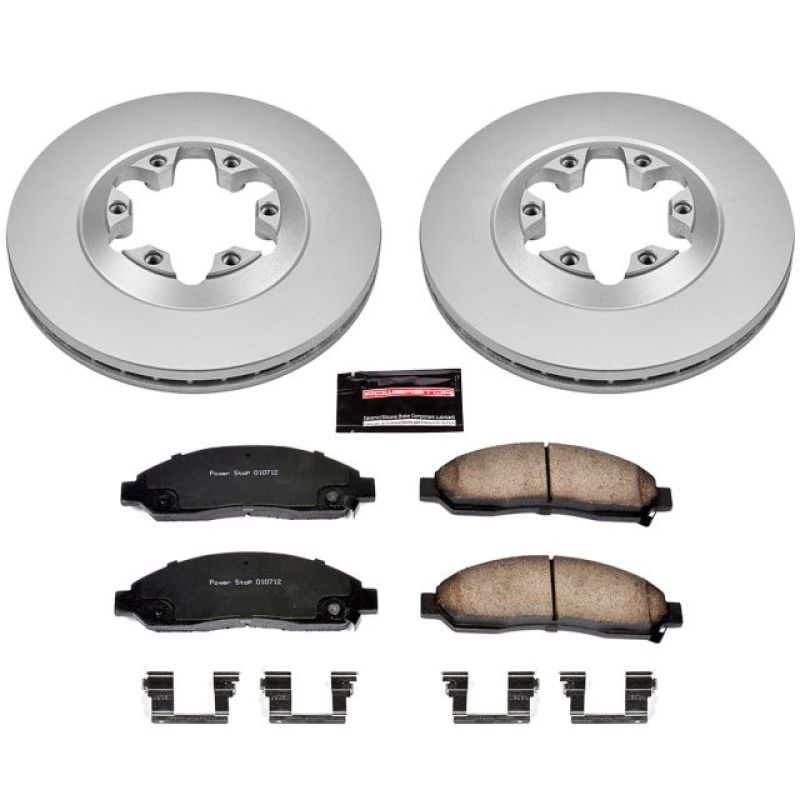 Power Stop 04-08 Chevrolet Colorado Front Z17 Evolution Geomet Coated Brake Kit