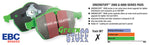 EBC 89-92 Ford Probe 2.2 Greenstuff Front Brake Pads