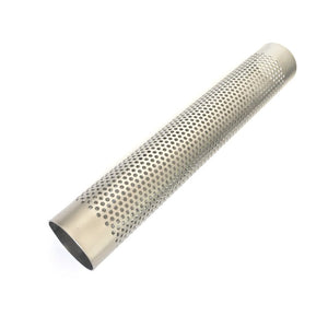Ticon Industries 12in OAL 2.0in Perforated Titanium Punch Tube