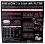 K&N Round Air Filter Assembly 12in ID / 3.063in Height / 5.125in Neck Flange / 7/8in Drop Base