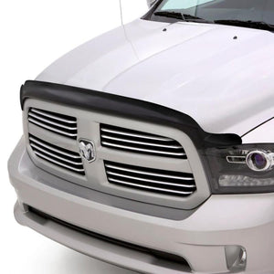 AVS 05-18 Nissan Frontier High Profile Bugflector II Hood Shield - Smoke