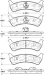 StopTech Street Brake Pads - Rear