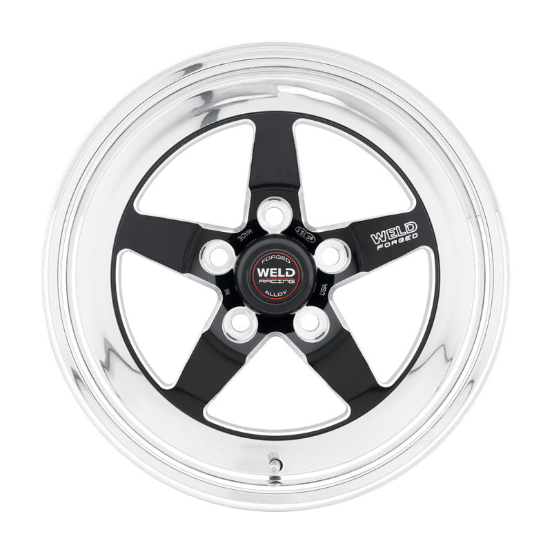 Weld S71 15x4 / 5x4.5 BP / 1.5in. BS Black Wheel (Medium Pad) - Non-Beadlock