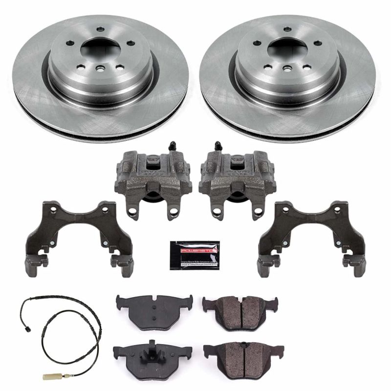 Power Stop 11-13 BMW 335i Rear Autospecialty Brake Kit w/Calipers