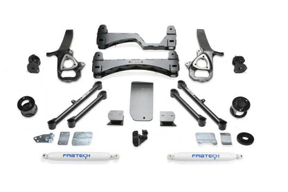 Fabtech 19-21 Ram 1500 4WD 6in Basic Sys w/Perf Shks (Exc. Rebel & TRX)