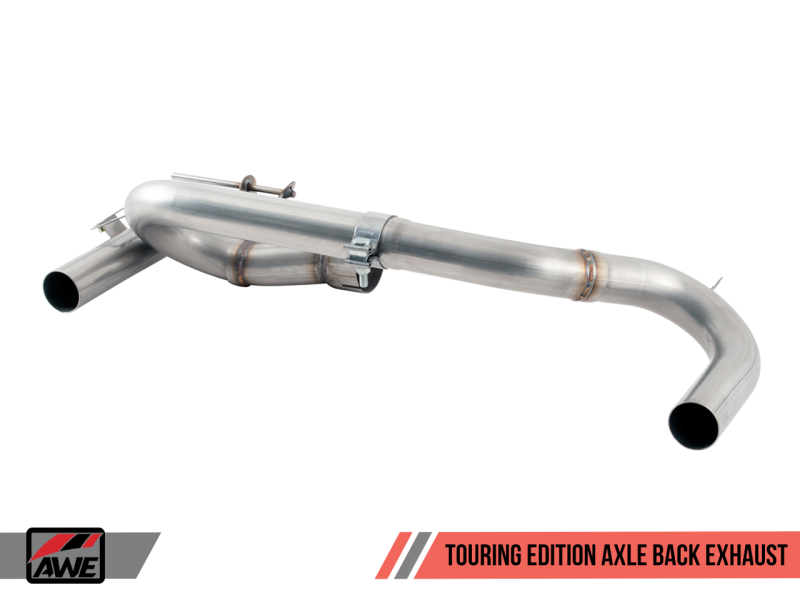 AWE Tuning BMW F3X 340i Touring Edition Axle-Back Exhaust - Diamond Black Tips (102mm)