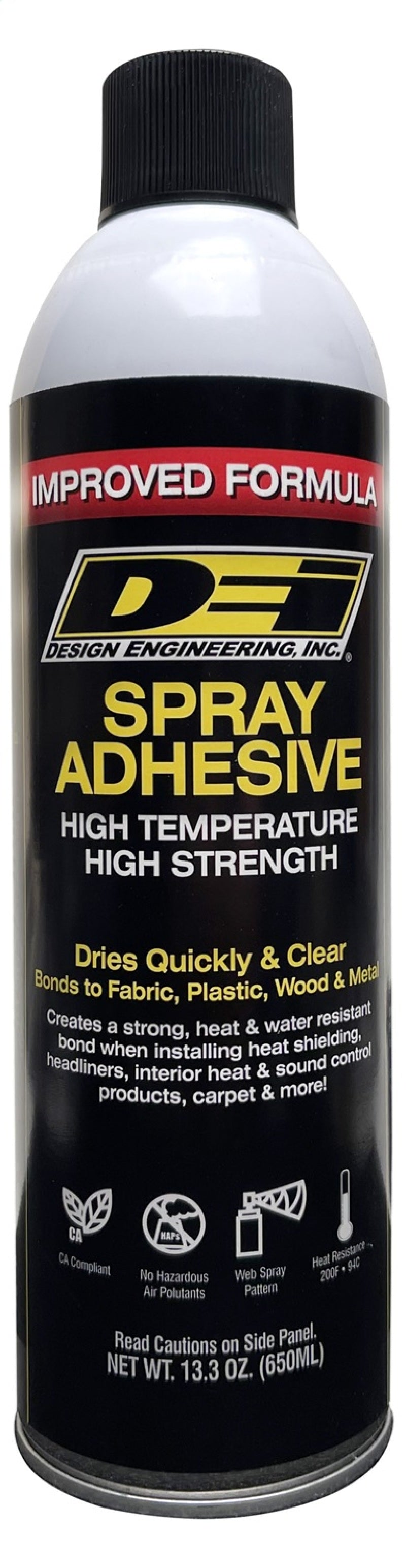 DEI Hi Temp Spray Adhesive 13.3 oz. Can (Improved Formula)