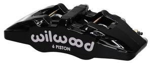 Wilwood Caliper-Forged Dynapro 6 5.25in Mount-R/H 1.62/1.38in/1.38in Pistons 1.10in Disc