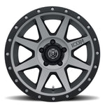 ICON Rebound 17x8.5 5x5.5 0mm Offset 4.75in BS 77.9mm Bore Titanium Wheel