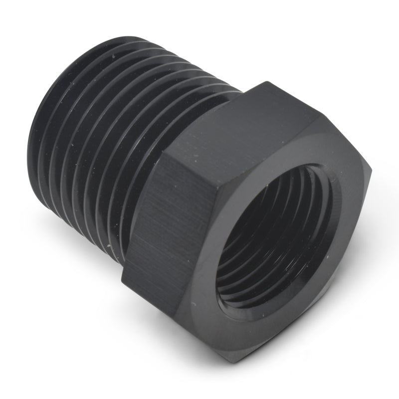 Russell Performance 3/8in Male to 1/4in Female Pipe Bushing Reducer (Black)