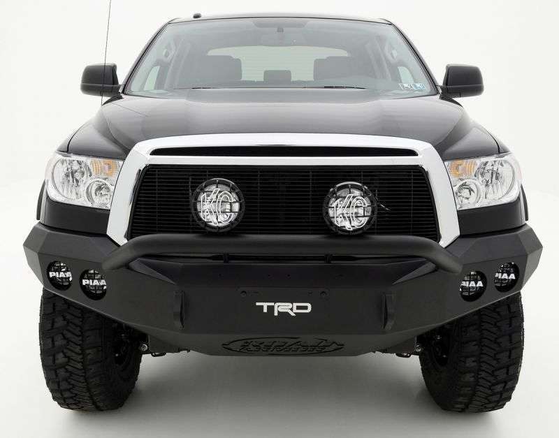 Road Armor 07-13 Toyota Tundra Stealth Front Winch Bumper w/Pre-Runner Guard - Tex Blk