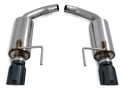 AWE Tuning S550 Mustang EcoBoost Axle-Back Exhaust - Touring Edition (Diamond Black Tips)