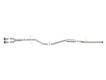 aFe Takeda 2.5in 304 SS Cat-Back Exhaust System w/ Blue Tips 17-20 Honda Civic Si Sedan I4 1.5L