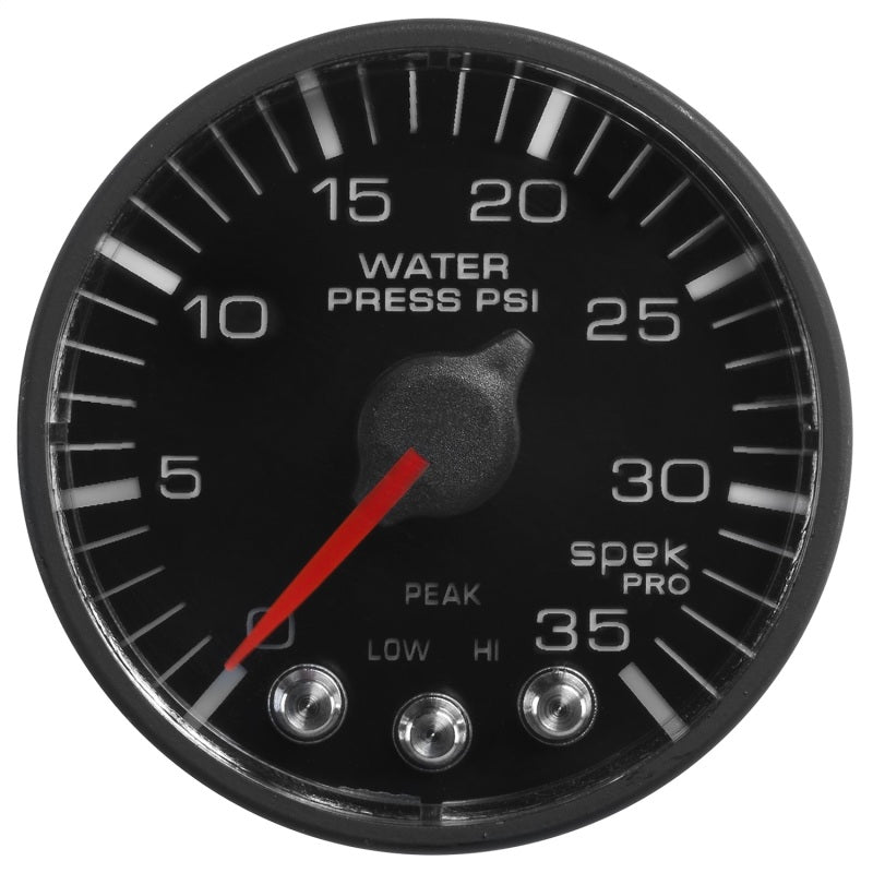 Autometer Spek-Pro 52.4mm 0-35 PSI Digital Stepper Motor Water Pressure Gauge