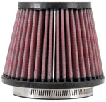 K&N Filter Universal Rubber Filter 3 1/2 inch Flange 5 inch Base 3 1/2 inch Top 4 inch Height