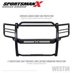 Westin 15-20 Ford F150 Sportsman X Grille Guard - Textured Black