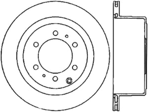 StopTech Slotted Cryo Sport Brake Rotor 93-97 Toyota Land Cruiser Left Rear