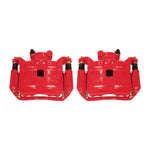 Power Stop 12-18 Nissan Versa Front Red Calipers w/Brackets - Pair