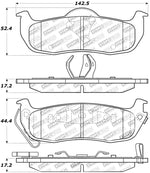 StopTech Street Touring 04-15 Nissan Titan Rear Brake Pads