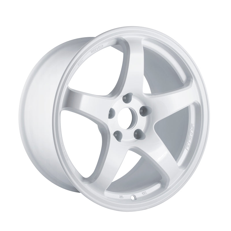 Enkei PF05 17x9 5x100 40mm Offset 75mm Bore White Pearl Wheel