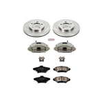 Power Stop 93-97 Ford Thunderbird Front Autospecialty Brake Kit w/Calipers