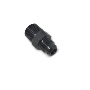 Russell Performance -10 AN to 1/2in NPT Straight Flare to Pipe (Black)