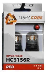 Putco LumaCore 3156 Red - Pair (x3 Strobe w/ Bright Stop)