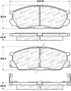 StopTech Street Brake Pads - Rear