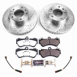 Power Stop 17-18 Mercedes-Benz G550 4x4 Front Z26 Street Warrior Brake Kit