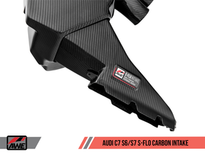 AWE Tuning Audi C7 S6 / S7 4.0T S-FLO Carbon Intake V2