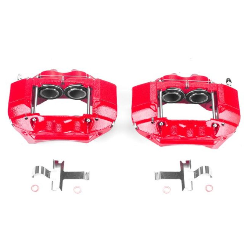 Power Stop 96-02 Toyota 4Runner Front Red Calipers w/o Brackets - Pair