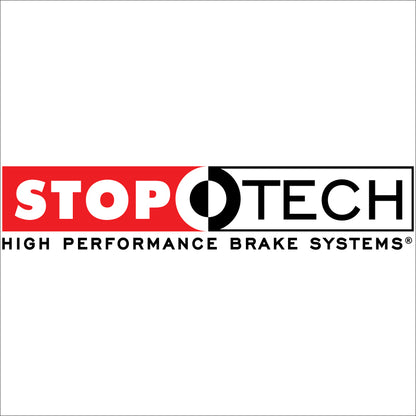 StopTech 17-18 Lexus LX SportStop Cryo Slotted & Drilled Front Right Rotor