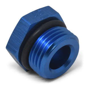 Russell Performance -12 AN Straight Thread Plug (Blue)