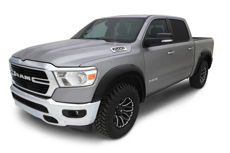 Bushwacker 19-22 Ram 1500 (Excl. Rebel/TRX) 76.3 & 67.4in Bed Extend-A-Fender Flares 2pc RR - Blk