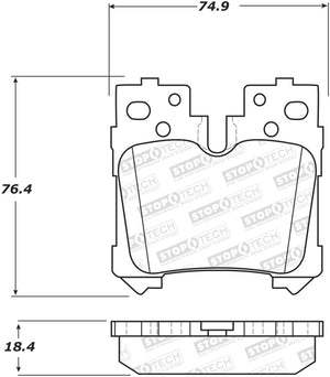 StopTech Street Brake Pads