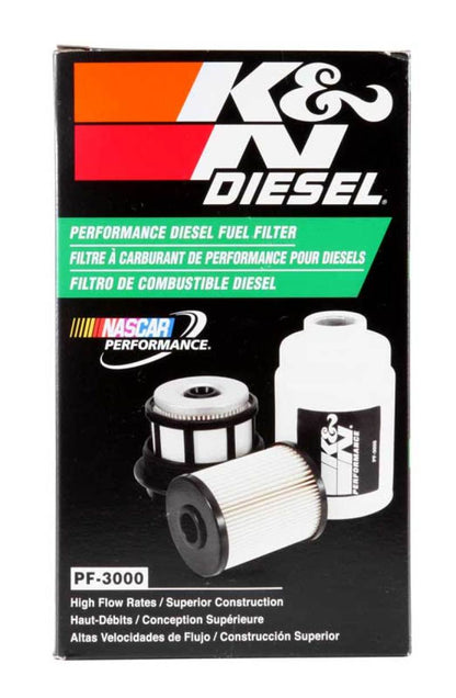 K&N Cellulose Media Fuel Filter 3.5in OD x 6.281in L